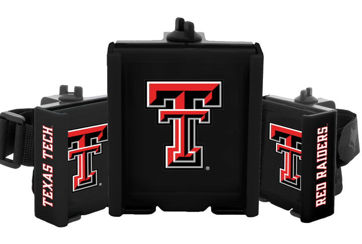 DESERT FOX GOLF Cart Phone Caddy for Texas Tech Red Raiders Fans - Golf Cart Phone Holder &amp; Accessories - Officially Licensed Collegiate Golf Gift