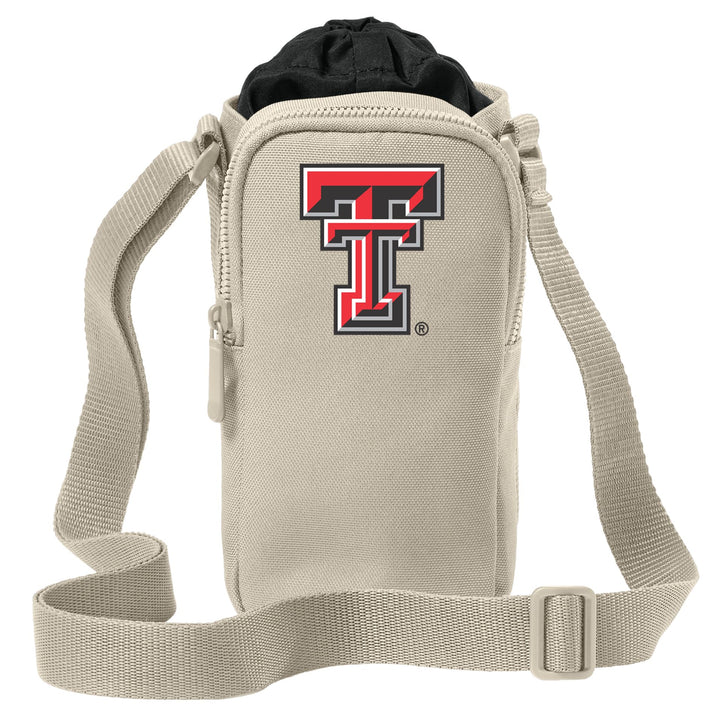 Broad Bay Texas Tech Water Bottle Holder Crossbody Bag - Travel, Sports, or Workouts for TTU Red Raiders Fans and Alumni, Men or Women