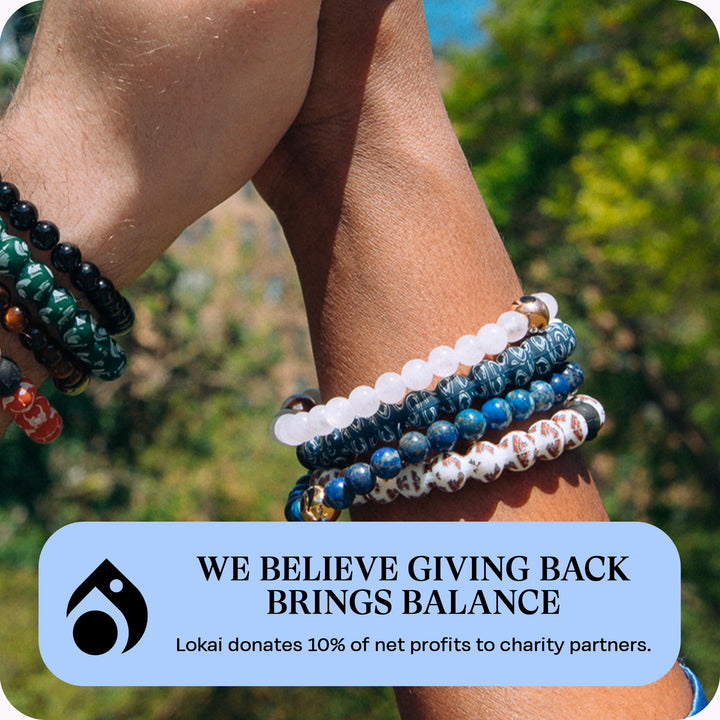Lokai Collegiate Silicone Beaded Bracelet for Women &amp; Men, Texas Tech University - Large, 7 Inch Circumference - Silicone Jewelry Fashion Bracelet Slides-On for Comfortable Fit