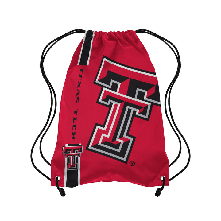 FOCO Texas Tech Red Raiders NCAA Big Logo Drawstring Backpack