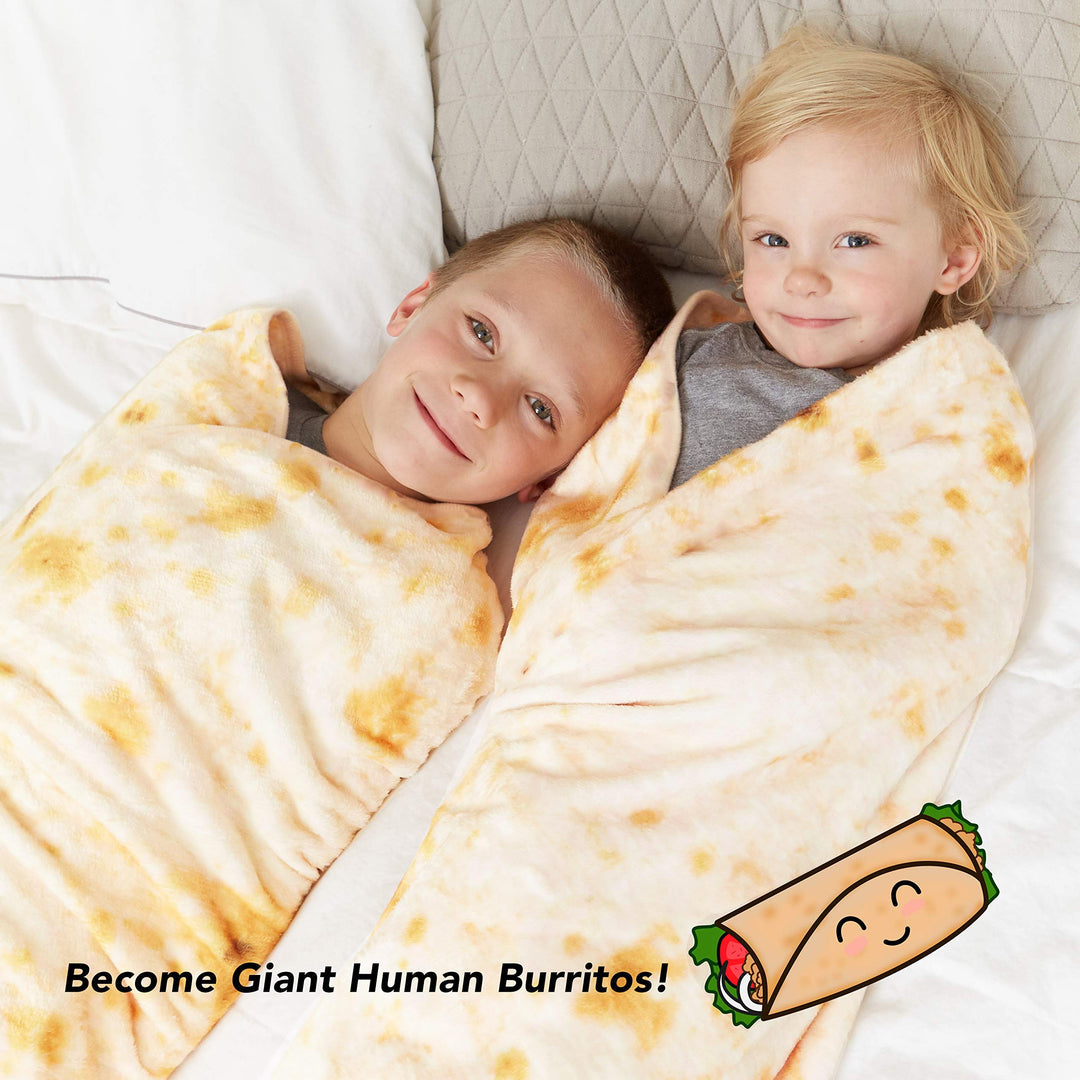 Tortilla Blanket for Kids Useful Baby Stuff Throw Newborn Toddler Swaddle Blankets Soft Flannel Wrap Blanket (41 Inches)