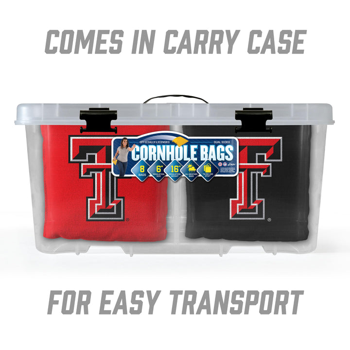 Texas Tech Red Raiders Set of 8 Cornhole Bags
