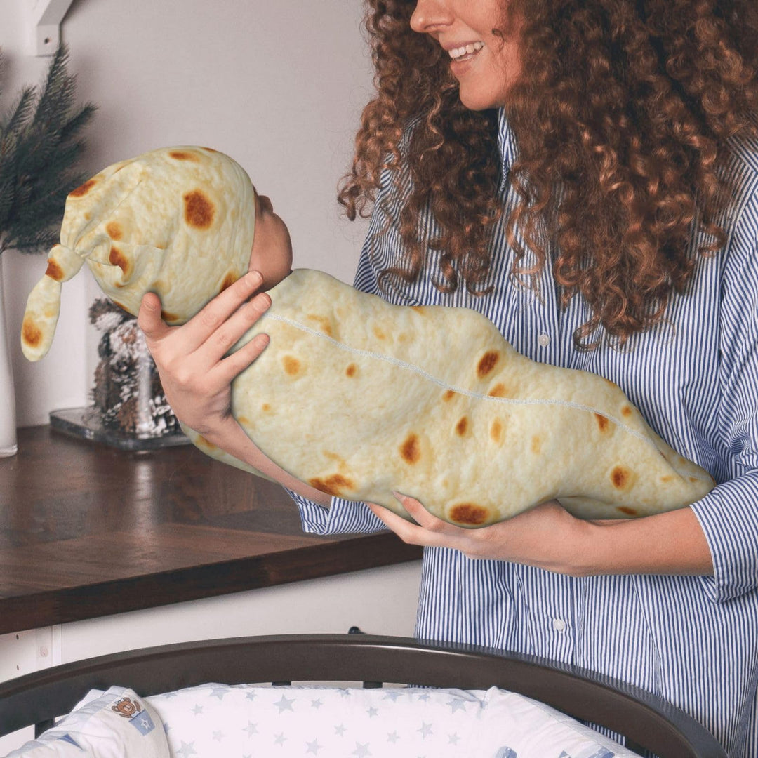 Tortilla Swaddle Blankets Soft Receiving Blanket Burrito Baby Swaddle Wrap for Baby Girls Boys