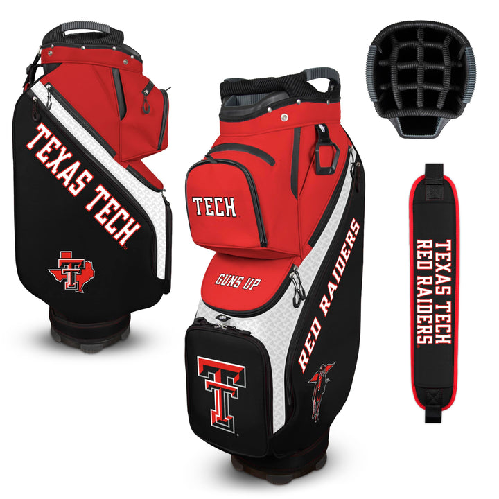 Team Effort Clubhouse Cooler Cart Bag NCAA Texas Tech Red Raiders