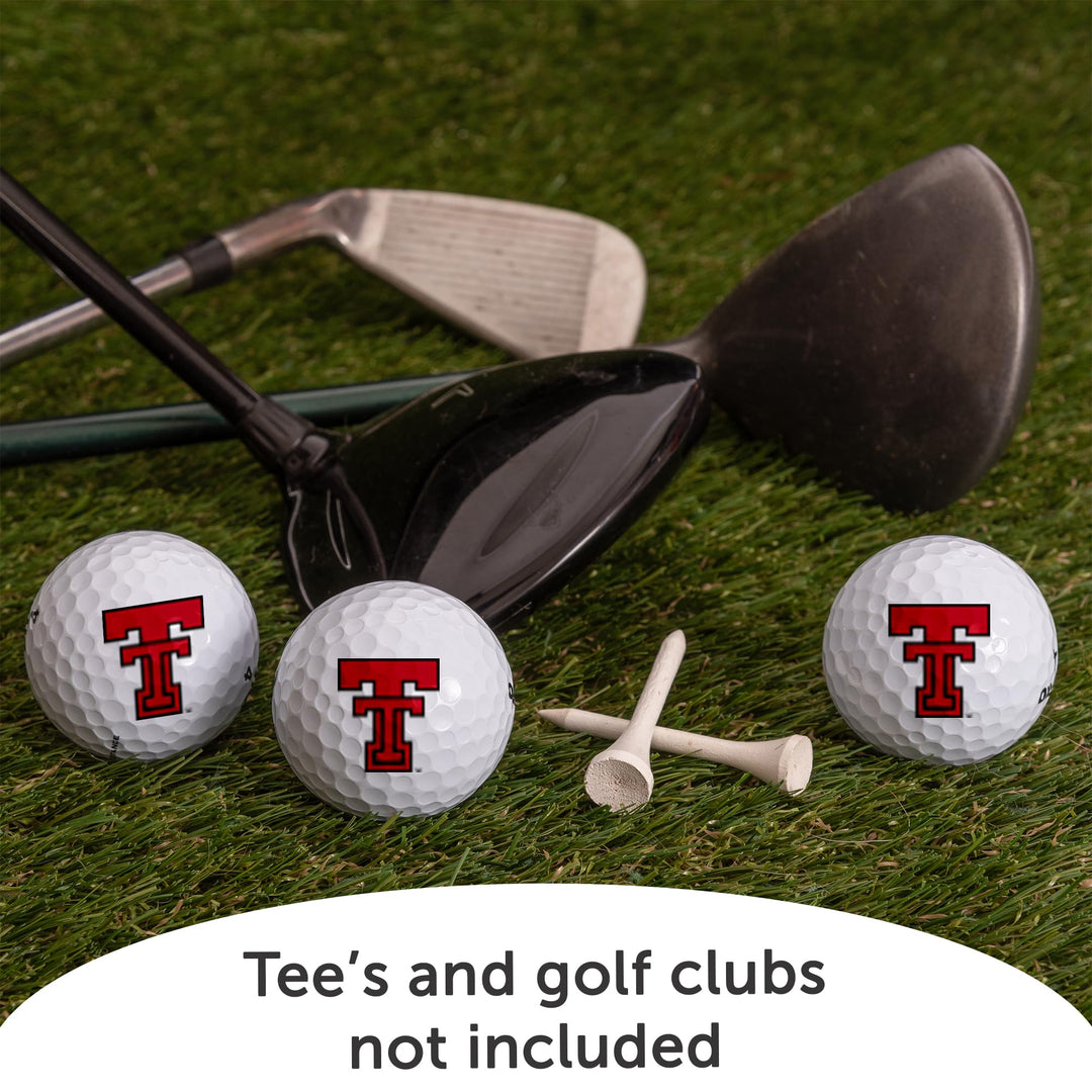 Texas Tech University Golf Balls 3 Pack – TTU Red Raiders