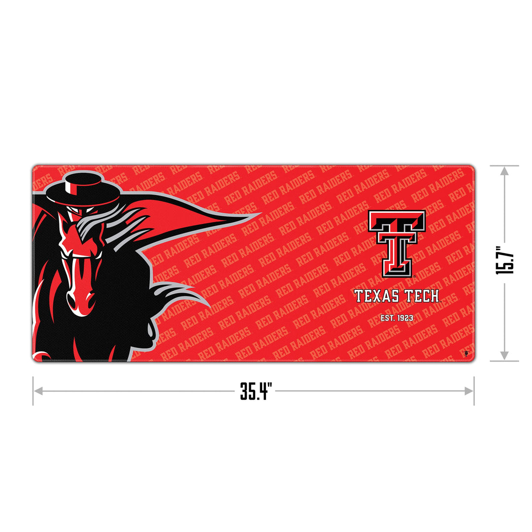 YouTheFan NCAA Texas Tech Red Raiders Logo Series Desk Pad