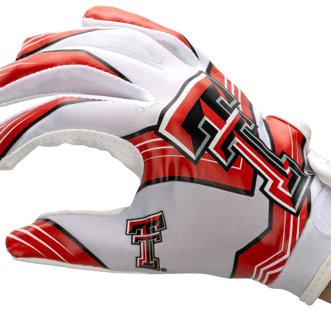 Franklin Sports Texas Tech Red Raiders Kids Football Receiver Gloves