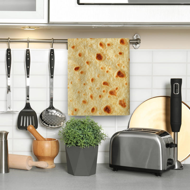 Tortilla Kitchen Towels Decorative Set of 2, Soft Absorbent Dish Towels Hand Towels for Kitchen Farmhouse Holiday Home Decorations