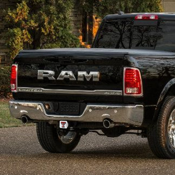 Texas Tech Red Raiders Chrome Metal Hitch Cover