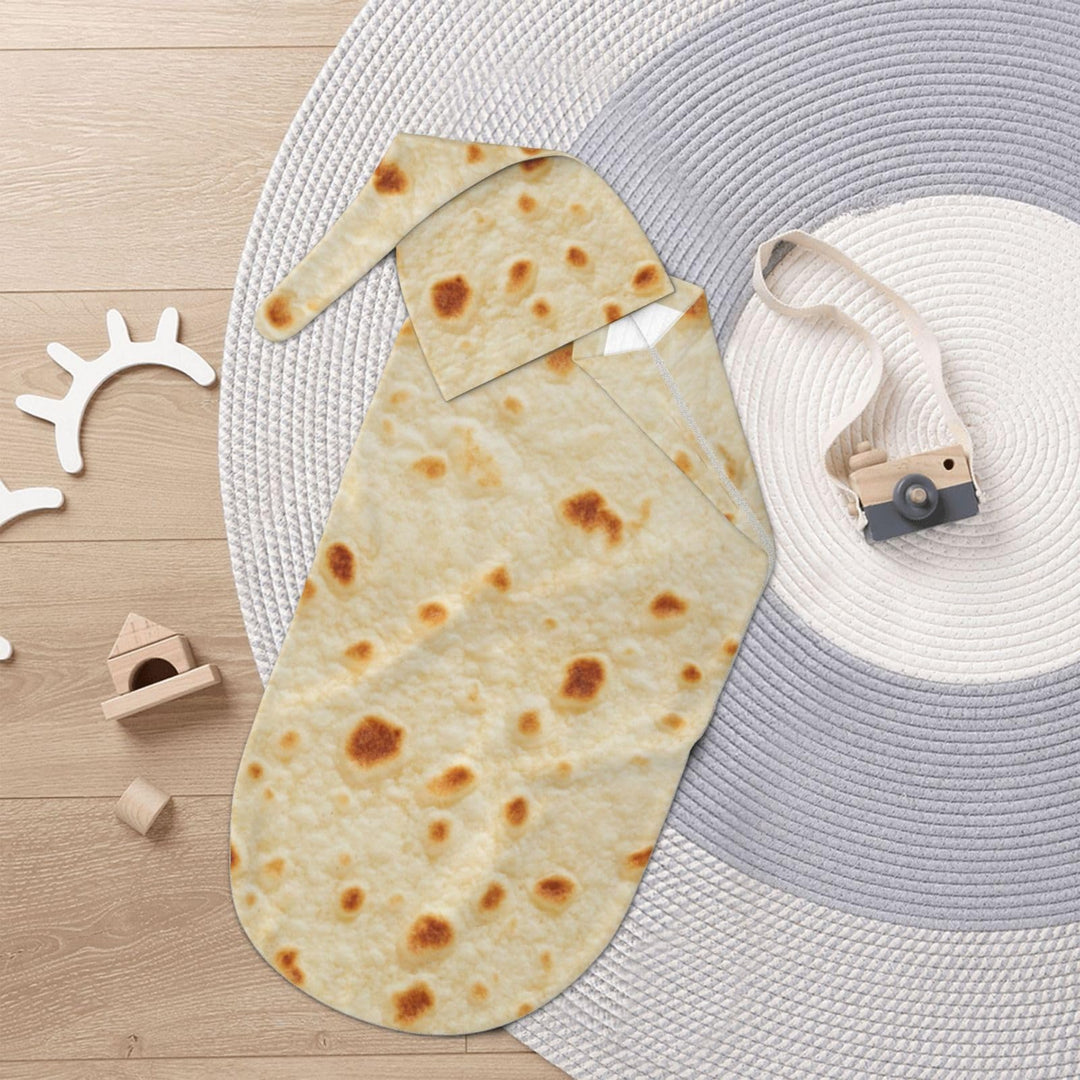 Tortilla Swaddle Blankets Soft Receiving Blanket Burrito Baby Swaddle Wrap for Baby Girls Boys
