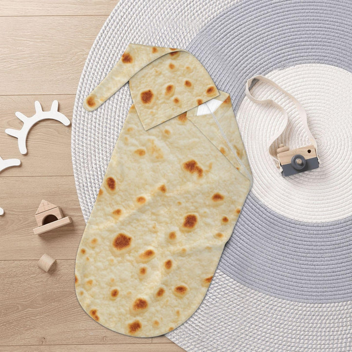 Tortilla Swaddle Blankets Soft Receiving Blanket Burrito Baby Swaddle Wrap for Baby Girls Boys