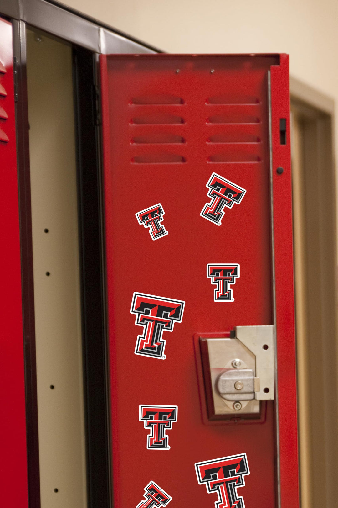 Texas Tech University Primary Logo 50ct Vinyl Sticker Pack – Large Waterproof Double T Red Raiders Decals for Laptops, Water Bottles, Tablets, Scrapbooks, Vehicles &amp; More