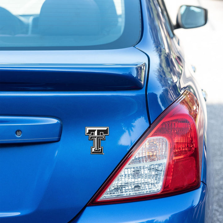 Desert Cactus Texas Tech University Metal 3D Auto Car Emblem Sticker Chrome TTU Red Raiders Premium Truck Vehicle Emblems