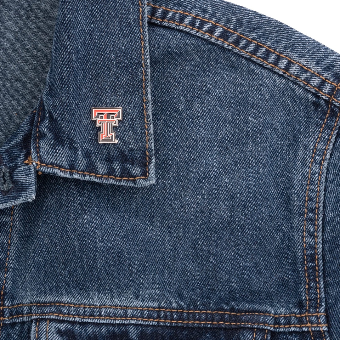 Desert Cactus Texas Tech University Lapel Pin TTU Red Raiders Made of Metal for Formal Wear, Bag and Hat Jewelry, and Tie Tack (Pin A)