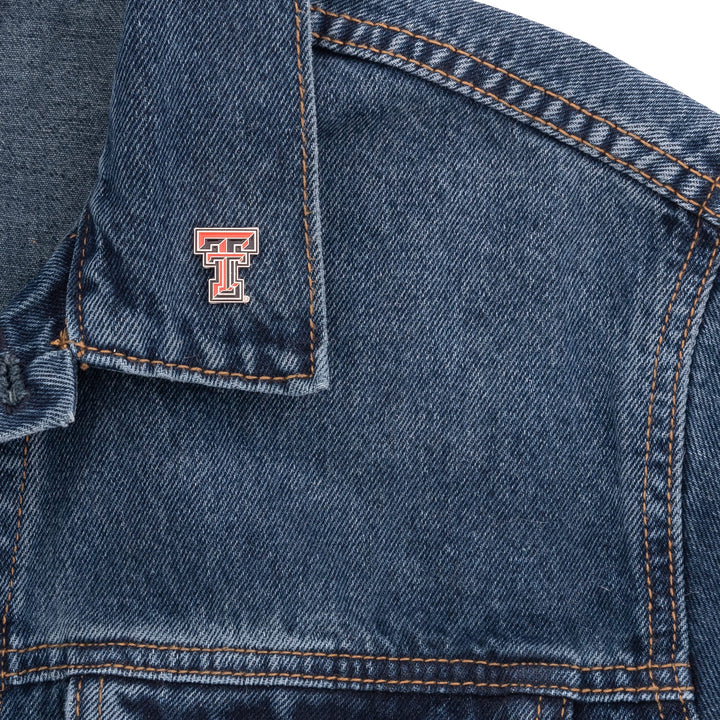 Desert Cactus Texas Tech University Lapel Pin TTU Red Raiders Made of Metal for Formal Wear, Bag and Hat Jewelry, and Tie Tack (Pin A)
