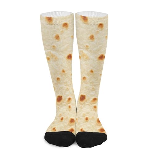 Mid-Calf Casual Socks,Tortilla Texture Breathable Athletic Running Socks Fashion Sport Socks For Women Men