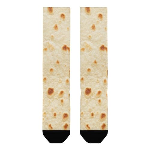 Mid-Calf Casual Socks,Tortilla Texture Breathable Athletic Running Socks Fashion Sport Socks For Women Men