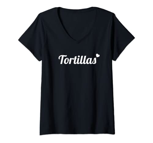 Womens Tortillas V-Neck T-Shirt