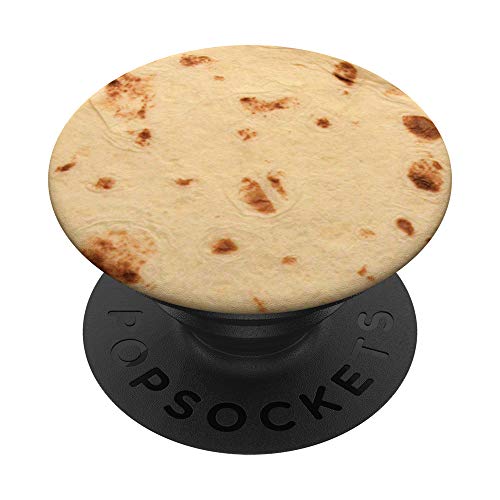 Flour Tortilla Funny Random PopSockets PopGrip: Swappable Grip for Phones & Tablets