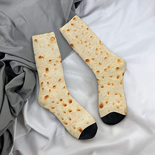 Mcewoel Burrito Print Socks for Men Women for Adults Teenager