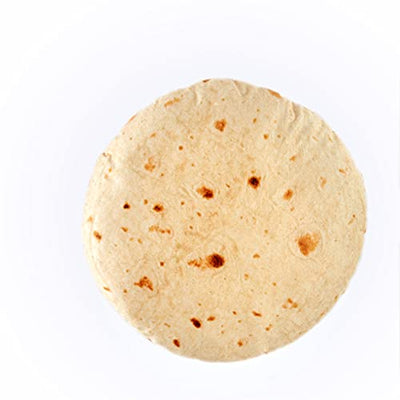 Round Food Pillow, Realistic Novelty Plush Pillow, Adults & Children - Tortilla