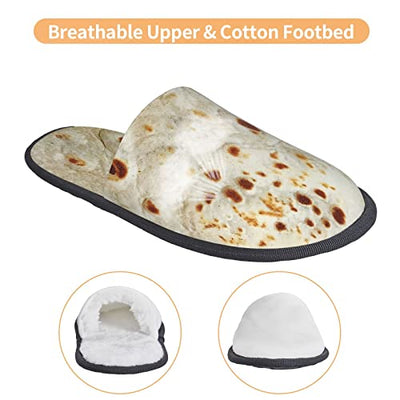 Slipper Burritos Tortilla Gifts For Mom And Dad From Daughter Son, Best Mama Papa House Slippers Indoor Slippers For Women Men