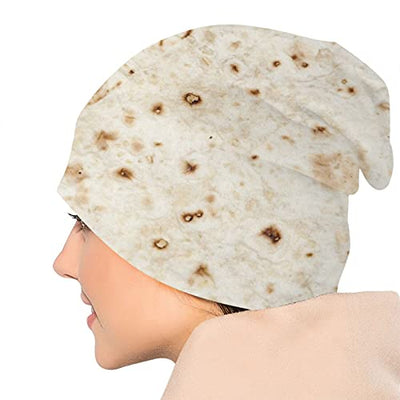 Burrito Tortilla Headwear Headband Neck Gaiter Chemo Cap Hair Loss Beanie Nightcap Unsex Adult