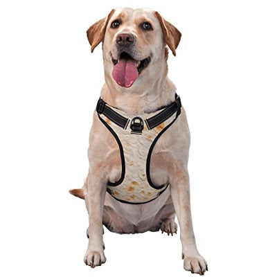 Tortilla Tactical Dog Harness for Small Medium Large Dogs No Pull Adjustable Pet Harness Reflective Easy Control Pet Vest Military Service Dog Harnesses-Medium