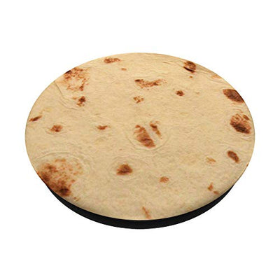 Flour Tortilla Funny Random PopSockets PopGrip: Swappable Grip for Phones & Tablets
