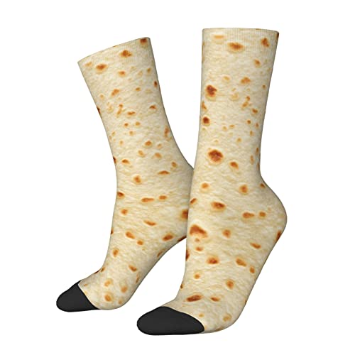 Mcewoel Burrito Print Socks for Men Women for Adults Teenager