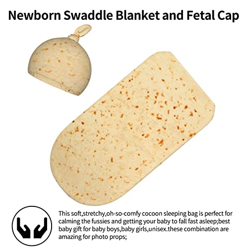 Burritos Baby Stuff Baby Swaddle Baby Essentials Swaddle Sack,Baby Stuff Newborn Swaddle Baby Swaddle Sleep Sacks Wrap Receiving Blanket Soft Stretchy with Beanie Hat Gifts for Infant B06