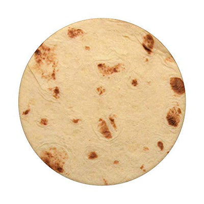 Flour Tortilla Funny Random PopSockets PopGrip: Swappable Grip for Phones & Tablets