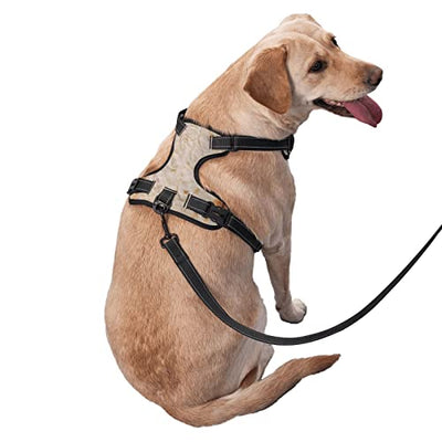 Tortilla Tactical Dog Harness for Small Medium Large Dogs No Pull Adjustable Pet Harness Reflective Easy Control Pet Vest Military Service Dog Harnesses-Medium