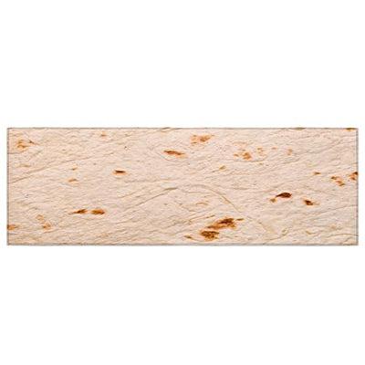 Kitchen Runner Rug, Burrito Tortilla Taco Corn Cake Food Non Slip Runner Carpet Door Mats Floor Mat for Laundry Bedside Bathroom Bedroom 15.7"X47.2"