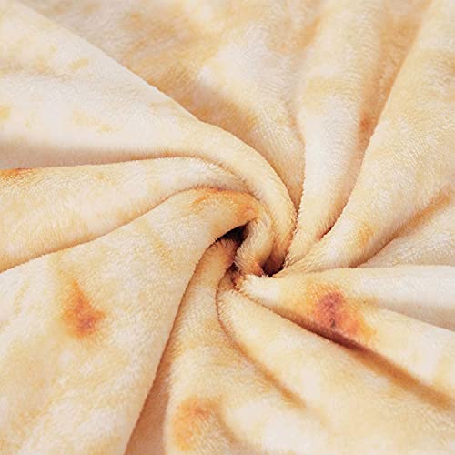 Ashipher Burrito Swaddle Blanket for Baby,Newborn Wrap Tortilla Safe Flannel Shower Blanket with Hat, Great Gift for Baby (Round, 3ft – 35 Inch)