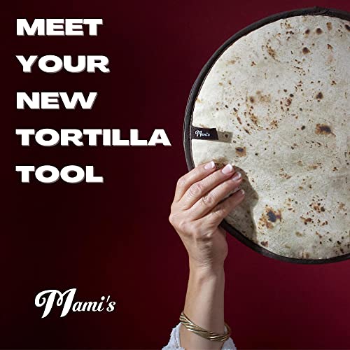 Mami's Tortilla Warmer Co. | 12” JUMBO ALL-IN-ONE™ TORTILLA WARMER POUCH | STEAM AND SERVE IN ONE TORTILLA TOOL | ORIGINAL FLOUR TORTILLA WARMER | EVERYDAY FAVORITE GIFT