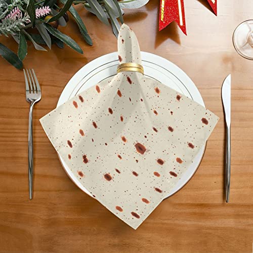 Kigai Tortillas Cloth Napkins Set of 6, Ultra Soft Machine Washable Dinner Napkins for Family Dinners Weddings Kitchen Dinner Table Decoration 20X20 Inch