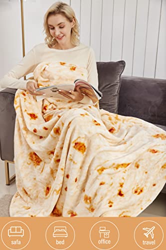 Pizza Blanket 80 Inches Adult Size, Giant Food Blankets for Teens Funny  Blanket 2.0 Double Sided, Novelty Blanket Food Throw Blanket Soft Flannel