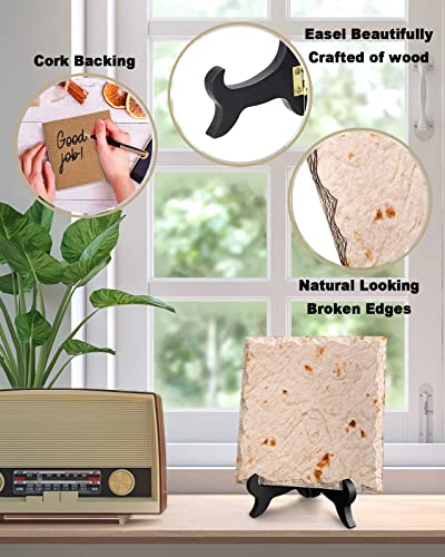 Burritos Tortilla Desk Decor Gifts For Women Men Girls Boys Plaque Ceramic Decorative Sign For Home Office Christmas New Year Party Everyday Decor 6.3", Novelty Food Burrito