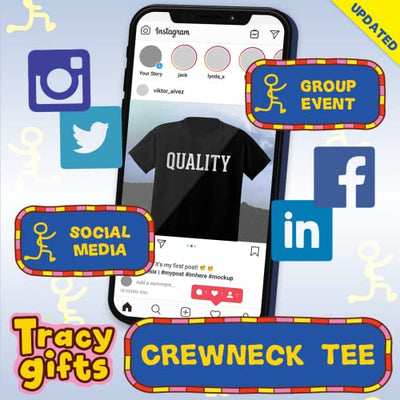Tracy Gifts #Tortilla - Hashtag Men's Adult Short Sleeve T-Shirt, Black, XXX-Large