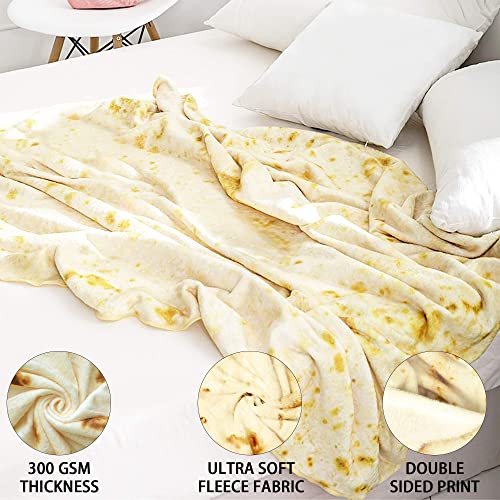 Great Choice Products 71 Inch Pizza Blanket Adult Size Double Sided, Food Blanket  Pizza For Adult